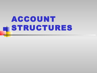 ACCOUNT
STRUCTURES
 