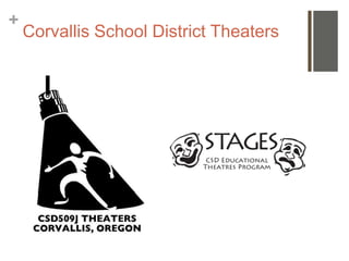 +
    Corvallis School District Theaters
 
