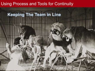 Using Process and Tools for Continuity
© 2017 Proprietary & Confidential 23
 