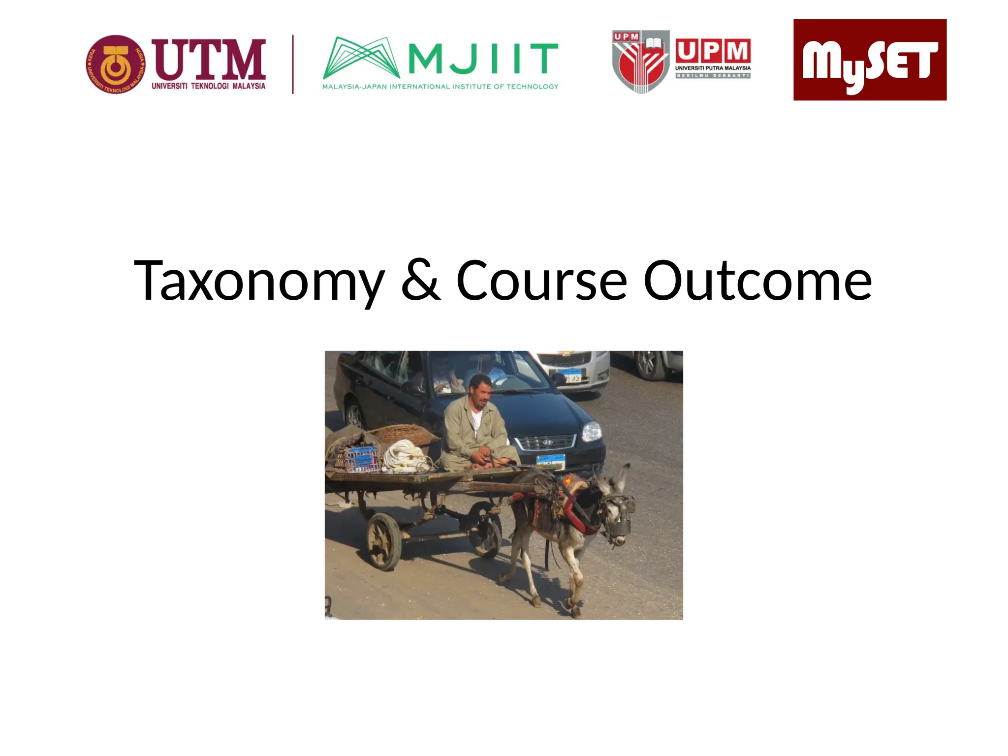 Taxonomy & Course Outcome
 