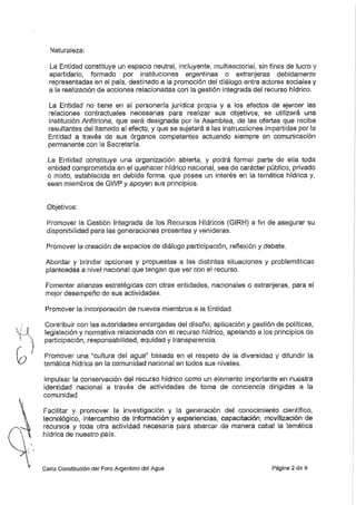 Accreditation Argentina 2008