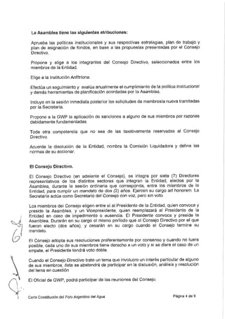 Accreditation Argentina 2008