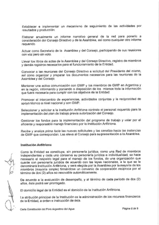 Accreditation Argentina 2008