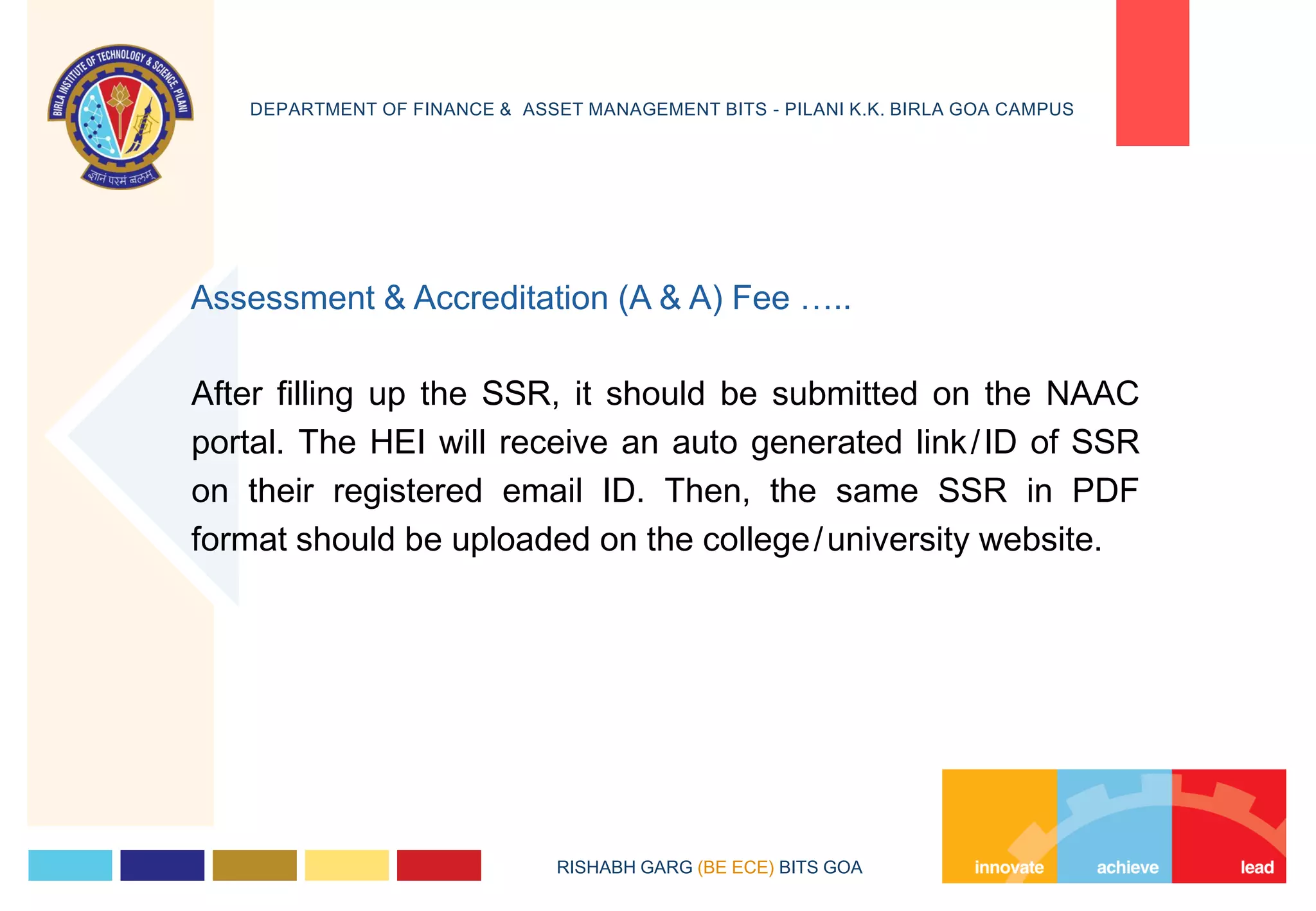NAAC : Accreditation Process | PDF