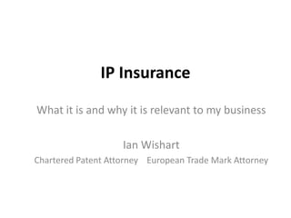 IP Insurance | PPT