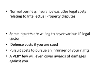 IP Insurance | PPTX | Legal Services Industry | Industries