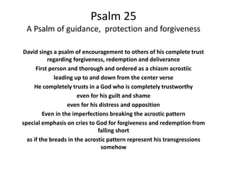 The Acrostic Psalms | PPTX