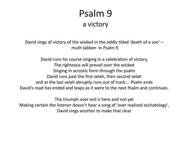 The Acrostic Psalms | PPTX | Christianity | Religion & Spirituality