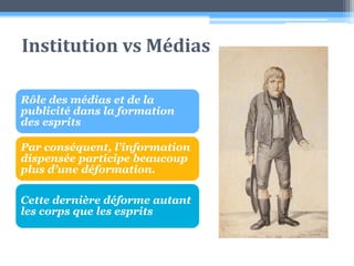 Institution vs Médias