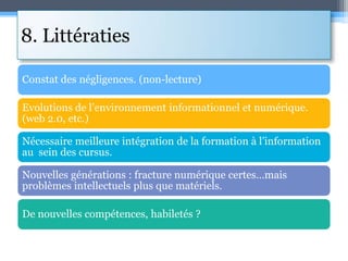 8. Littératies