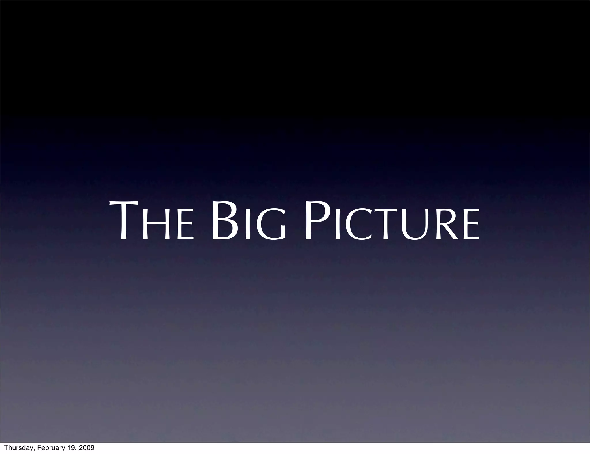 Art Center Summit talk - Future: To Go