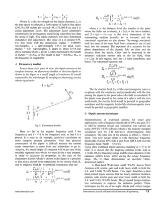 Analyzing the Different Parameters of Dipole Antenna | PDF