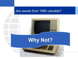 Are assets from 1980 valuable?
Why Not?
 