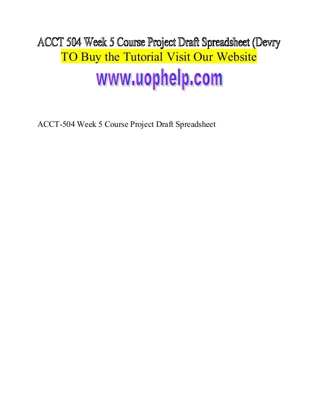 Acct 504 course project essay example 06 image