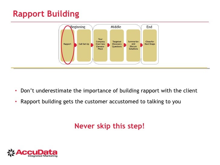 The Importance Of Rapport Building For Effective