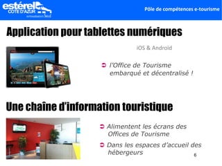 Accueil numérique des publics touristiques - Estérel-Côte d'Azur
