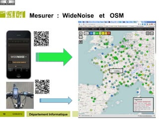 Mesurer : WideNoise et OSM




10   12/06/2012   Département Informatique   Des mobiles aux objets : Internet pour apprendre
 