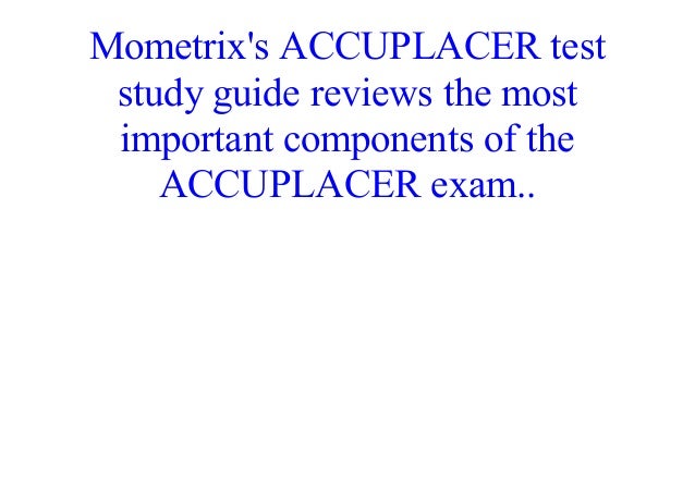 online free ACCUPLACER Secrets Study Guide: Practice Questions and Test ...