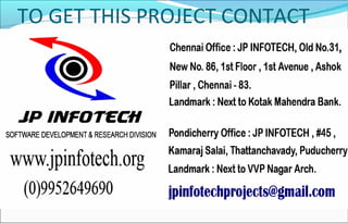 TO GET THIS PROJECT CONTACT 
