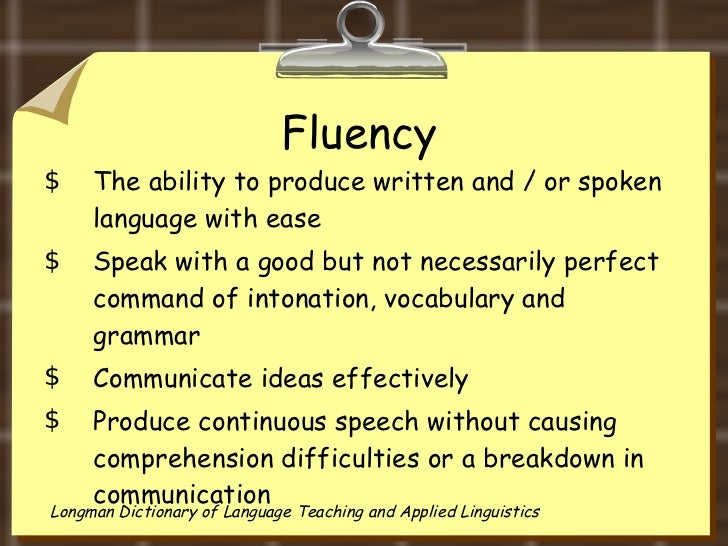 Accuracy And Fluency 09