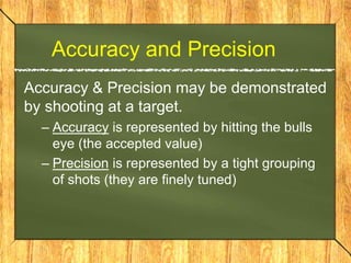 Accuracy and precision | PPTX