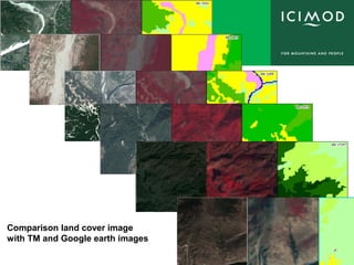 Comparison land cover image
with TM and Google earth images
 