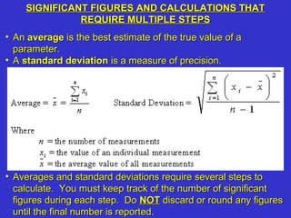 High Precision Values Using Standard Deviation Accuracy precision errors | PPS