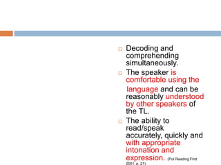 Accuracy vs fluency | PPT