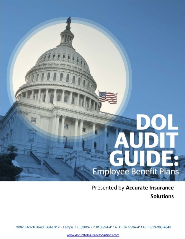 DOL ERISA audit guide Accurate Insurance Solutions Tampa