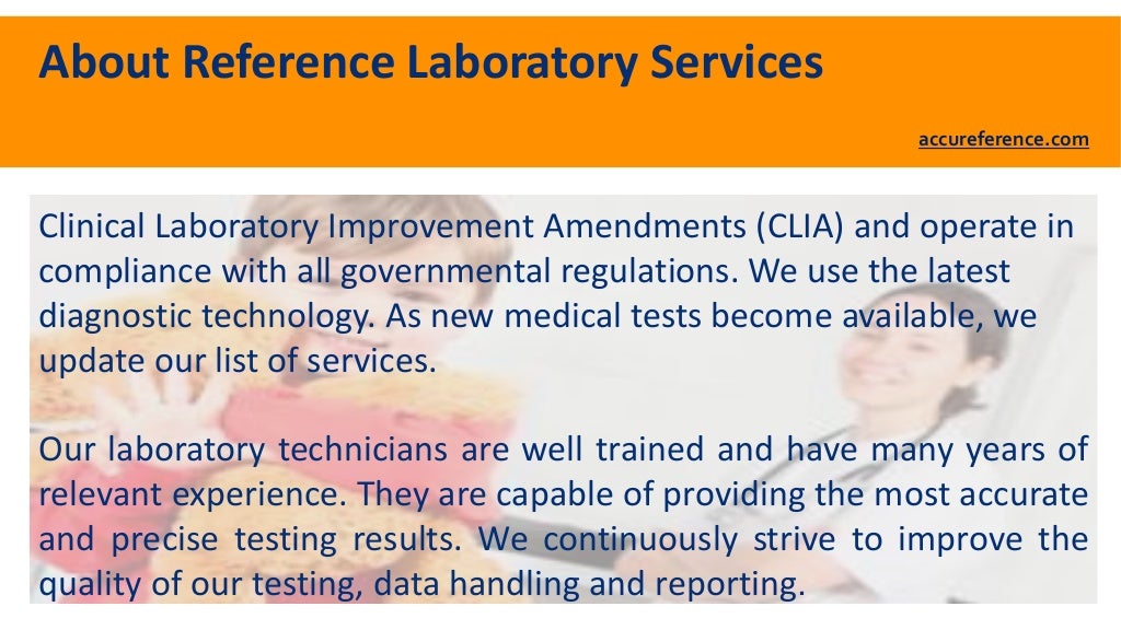 Accu Reference Medical Testing Laboratories in USA