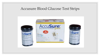 Accusure Blood Glucose Test Strips
 