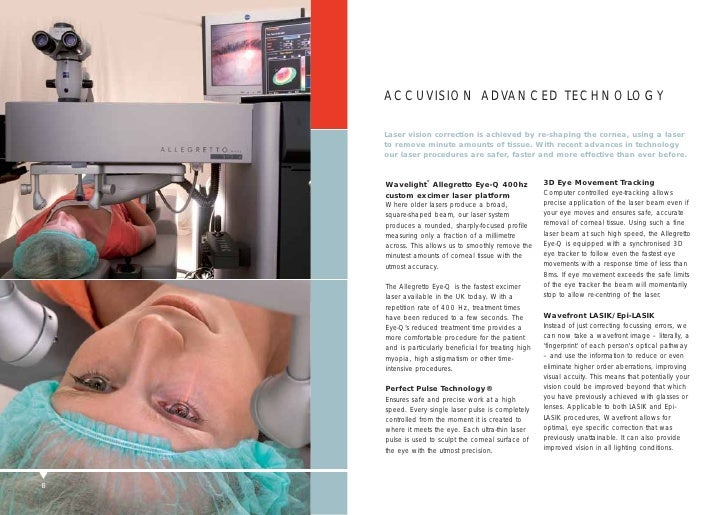 Accuvision Laser Eye Surgery Amp Treatment Brochure