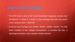IC 555 timer and its applications | PPTX