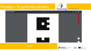 Valadares, 31/01/2018 – CFAE Aurélio Paz dos Reis
| Portal eTwinning >>>| Portal eTwinning >>>
Plickers – To print the plickers
Selecionar impressão: 20 páginas – 2 plickers por página)
Plickers
 