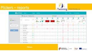 Valadares, 31/01/2018 – CFAE Aurélio Paz dos Reis
| Portal eTwinning >>>| Portal eTwinning >>>Plickers – reports
Relatório por turma:
Plickers
 