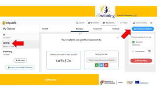 Valadares, 31/01/2018 – CFAE Aurélio Paz dos Reis
| Portal eTwinning >>>| Portal eTwinning >>>
EdPuzzle
 