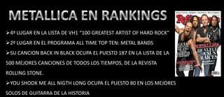 TEMAS DEL ALBUM:ENTER SANDMAN