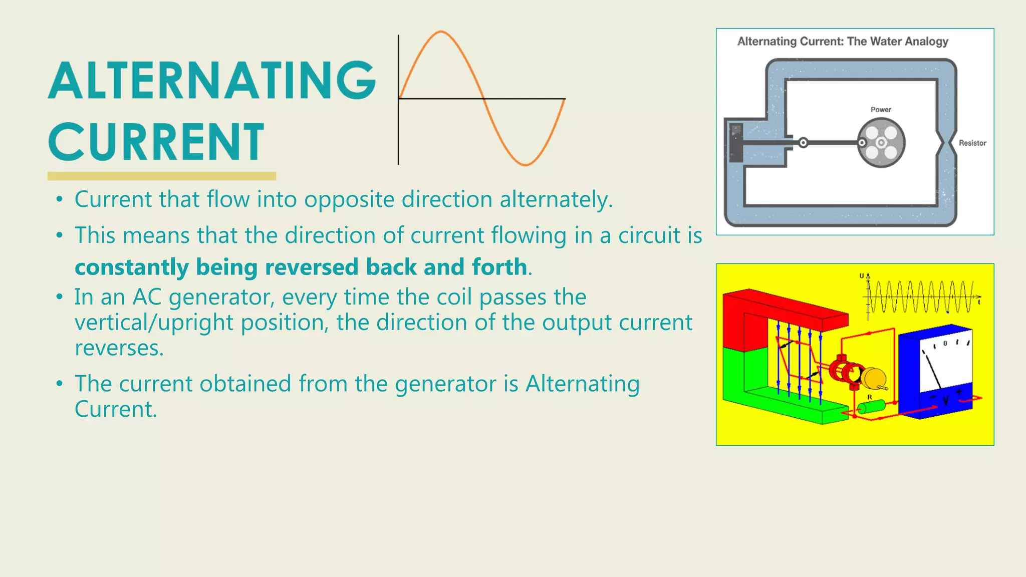 Alternating Current and Direct Current | PPTX
