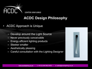 Acdc Benefits And Technical Data | PPT