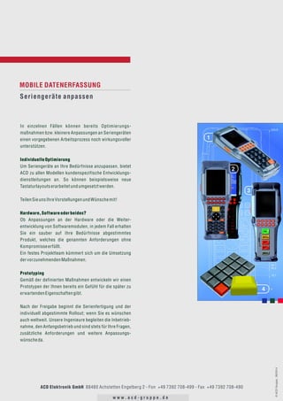 Dienstleistungen mobile Datenerfassung