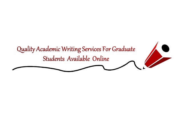 Academic writing services for graduate students