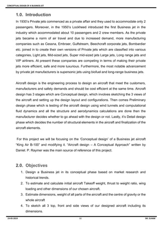 Aircraft Design Thesis Report | PDF