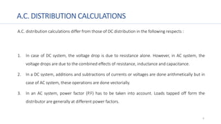 Ac distribution | PPTX