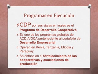 ACDI/VOCA - Paraguay