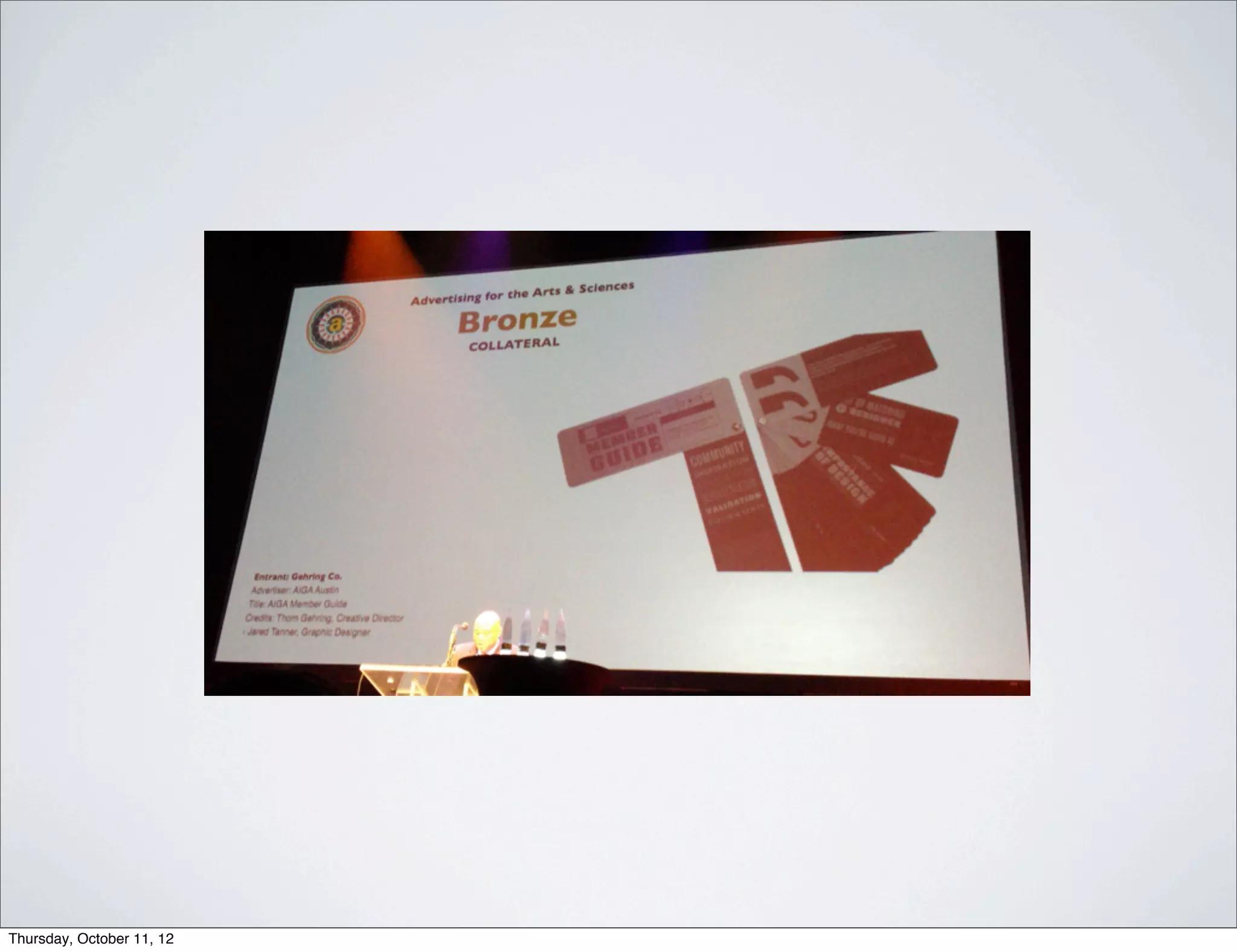 Thursday, October 11, 12
 