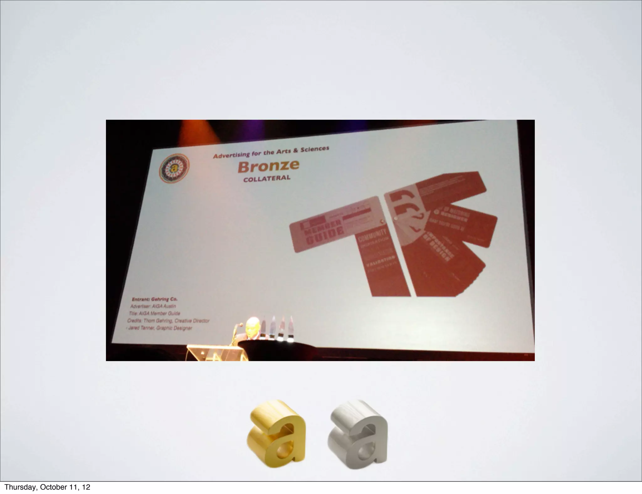 Thursday, October 11, 12
 