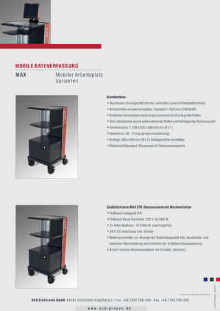 Mobiler Arbeitsplatz MAX