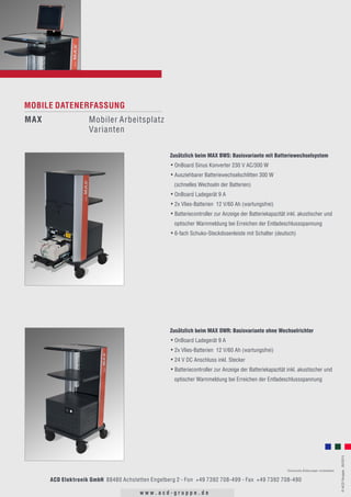 Mobiler Arbeitsplatz MAX