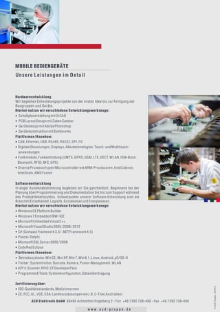 Mobile Geräte produzierende Industrie