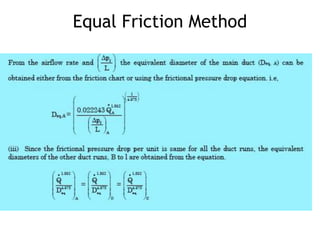 Equal Friction Method
 
